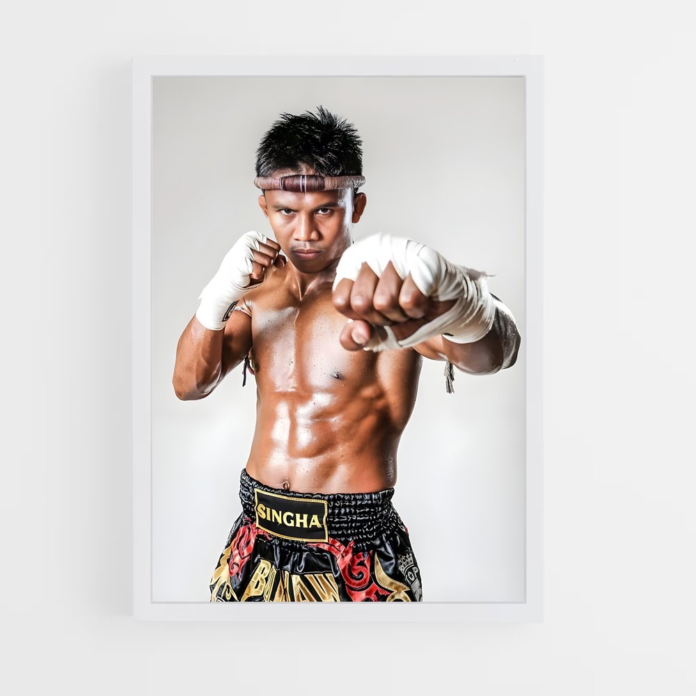Poster Fight Like Buakaw – affiche Kick-boxing (vue 3)